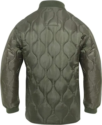 Vista 2 de Rothco Chaqueta acolchada Woobie - Calidez ligera y estilo - Inspirada en el forro del poncho