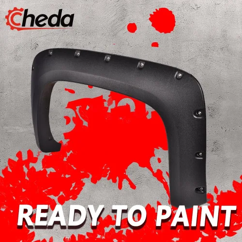 Vista 8 de CHEDA Aletas para parachoques, Compatible con Ford F150 SVT Raptor 2009 2010 2011 2012 2013 2014, Cubierta de rueda estilo de fábrica, FO1268100
