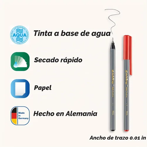 Vista 2 de edding 55 Fineliner Pack de 16 - Surtido