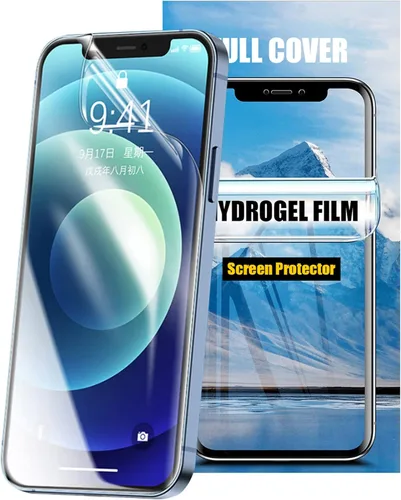Vista 13 de LOOKSEVEN Paquete de 3 películas de hidrogel para iPhone 7, iPhone 8, iPhone SE2 2020, iPhone SE3 2022, protector de pantalla de TPU suave
