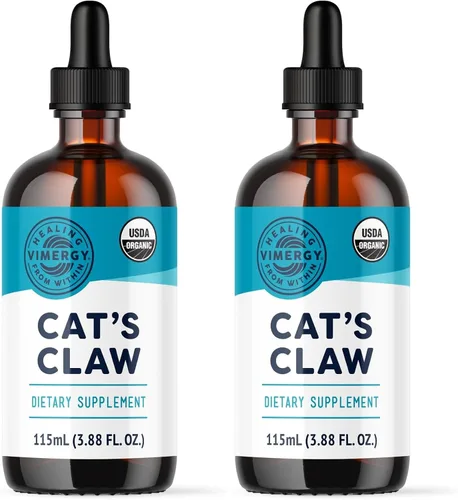 Vista 6 de Vimergy USDA Organic - Líquido de garra de gato - Proporciona apoyo antioxidante* - Beneficia al sistema inmunológico* - Vegano, sin gluten, sin OMG
