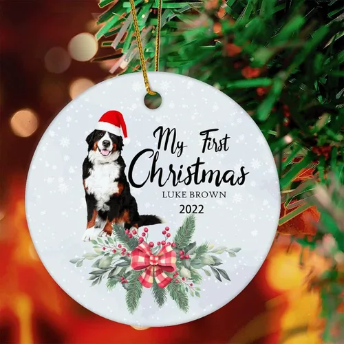 Vista 27 de 1st First Christmas Pet Ornament 2022 Dog Christmas Bauble Custom Ornament Dog Lover Gifts Personalised Dog Name Ornament English Cocker Spaniel Gift