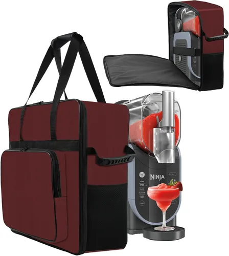 Vista 8 de Bolsa de transporte para máquina Ninja SLUSHi Slushie, portátil para exteriores, fabricante de bebidas congeladas, bolsa de viaje, diseño