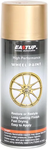 Vista 50 de EASTUP Pintura en aerosol de esmalte acrílico metálico de imitación de plata premium para ruedas - Acabado brillante, alta durabilidad, resistente