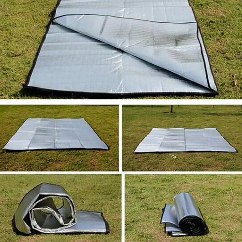 Vista 4 de Ochine Colchoneta para dormir de camping - Estera de espuma, lámina aislante, térmica, papel de aluminio impermeable, alfombrilla de exterior EVA
