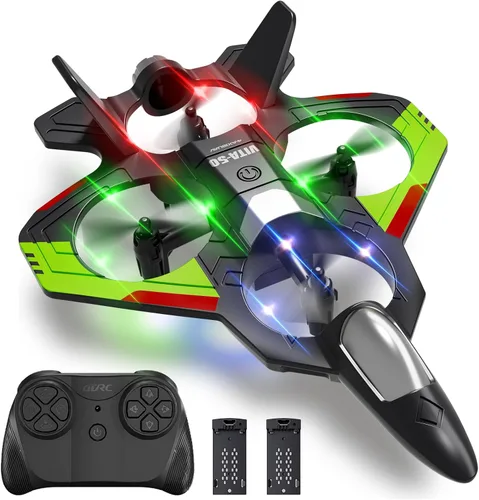 Vista 12 de 4DRC RC Planes Aviones de control remoto para niños y adultos, negro, 2