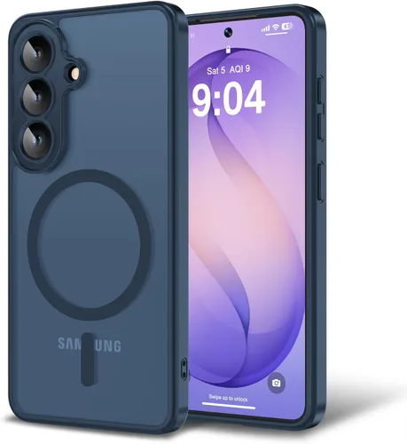 Vista 49 de Funda para iPhone 11 con protector de pantalla, compatible con MagSafe, ultra delgada, translúcida, mate, a prueba de golpes, color negro
