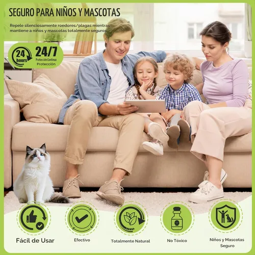 Vista 2 de Spray de aceite de menta para roedores e insectos, repelente de arañas