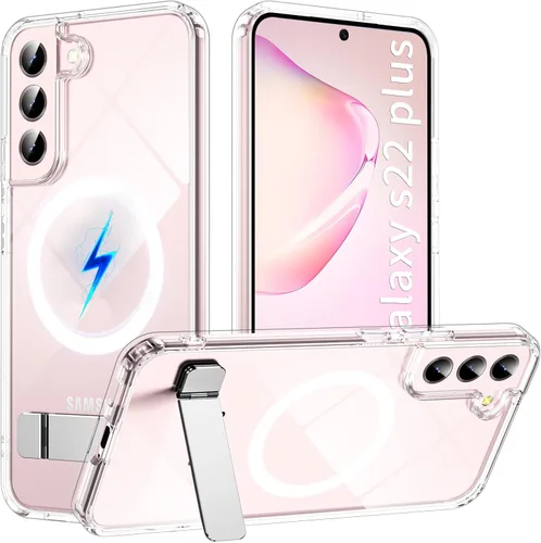 Vista 51 de Funda OWKEY Samsung Galaxy A13 5G, Funda Magnética para Teléfono con Soporte y Protector de Pantalla, Funda Protectora Antihuellas y a Prueba de A13