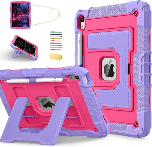 Vista 34 de Funda transparente con soporte para iPad Air 3 (Air 3ª generación) de 10.5 pulgadas 2019 y iPad Pro de 10.5 pulgadas 2017 con soporte para 01# Claro