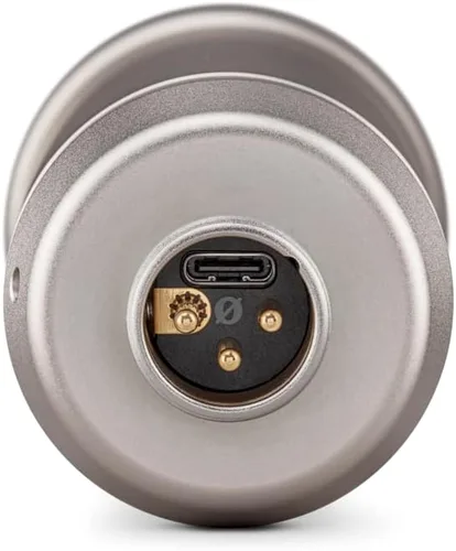 Vista 8 de Rode NT1 - Micrófono condensador de 5ª generación con montaje de choque SM6 y filtro pop, color plateado Dual Xlr y USB-C, 1 cápsula de oro