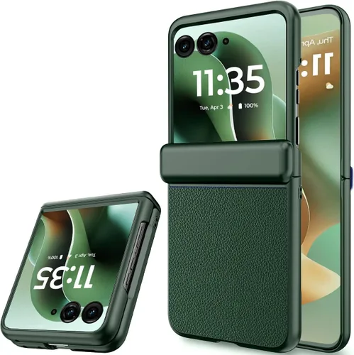 Vista 15 de NINKI Funda para Motorola Razr 60 Ultra con protector de pantalla integrado, protección de bisagra a prueba de golpes, resistente, ultra delgada