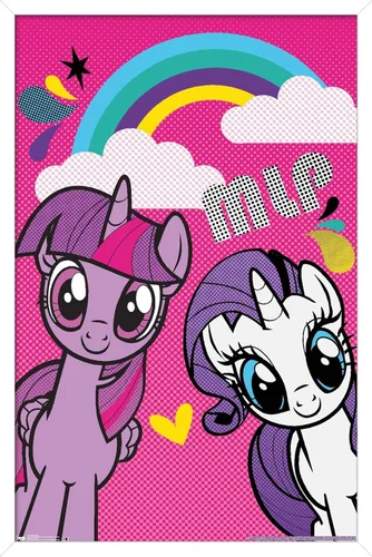 Vista 13 de Trends International Hasbro My Little Pony - Smile Wall Poster, 22.4L x 14.7W, Barnwood Framed Version