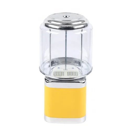 Vista 4 de Máquina expendedora de dulces para dispensador automático de dulces pequeños para el hogar o la máquina expendedora comercial (amarillo)