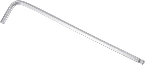 Vista 11 de uxcell Llave hexagonal de extremo de bola de 1/4", herramienta de reparación de brazo largo en forma de L 40Cr, tamaños SAE