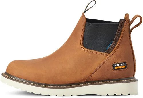 Vista 2 de ARIAT womens Rebar Wedge Chelsea Waterproof Work Boot