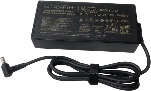 Vista 4 de 240W 20V 12A ADP-240EB B a20-240p1a Adaptador de CA Fuente de alimentación para ASUS M16 GU603HM ROG 15 GX550LXS RTX2080 S15 S17 G15 G513 GX550LXS