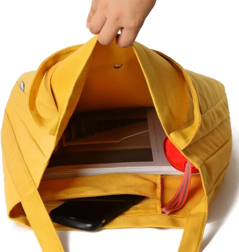 Vista 3 de Bolso de lona para mujer, ligero, para el trabajo, la escuela, con asa superior