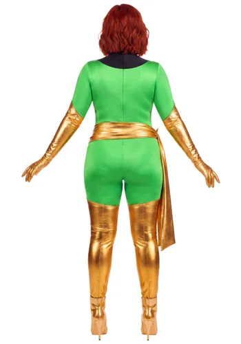 Vista 2 de Disfraz Plus Size Prestige Marvel X-Men Jean Grey Phoenix para Mujer Multicolor