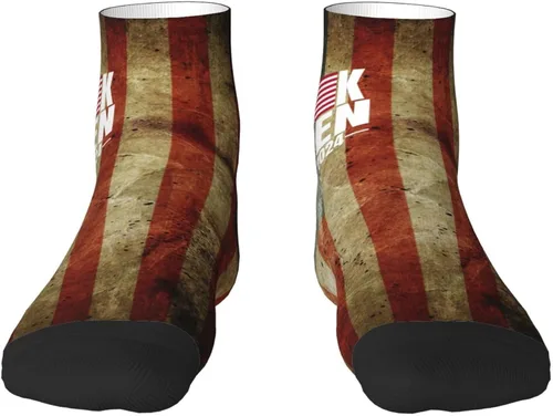 Vista 2 de GDJF Fuck Biden-Trump 2024 Ankle Socks Winter Low Cut Sports Warm Breathable Comfort Casual Socks For Mens And Womens