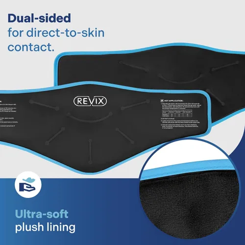 Vista 3 de REVIX Envoltorio de Hielo para Cuello Paquete de Hielo para Cuello y Hombros, Terapia para Promover la Flexibilidad y Movilidad, Paquetes de Gel