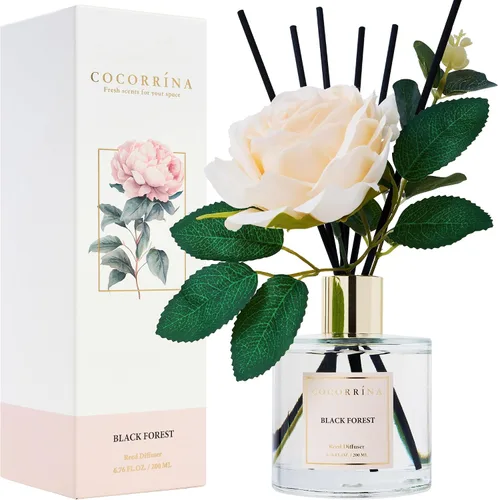 Vista 27 de Difusor de Varillas Cocorrína - Difusor Aromatizante con Aroma de Arroyo de Bambú con 8 Varillas, Difusor de Fragancia para Hogar, Decoración