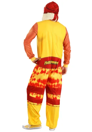 Vista 8 de Hulk Hogan Adulto Traje de Una Pieza Multicolor