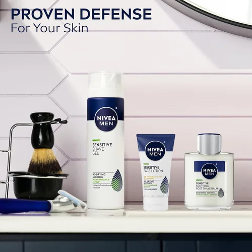 Vista 7 de Bálsamo para después del afeitado NIVEA FOR MEN Sensitive 3.30 oz (paquete de 2)