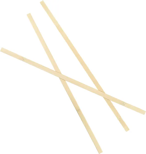 Vista 3 de DYWISHKEY 30 palos de bambú natural, palos de madera para manualidades, 15.75 pulgadas de largo x 3/8 pulgadas de ancho