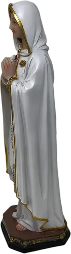 Vista 2 de Mi Santuario Virgen Rosa Mistica 12"/30 cm Estatua Virgen de la Rosa Mística Figura Religiosa