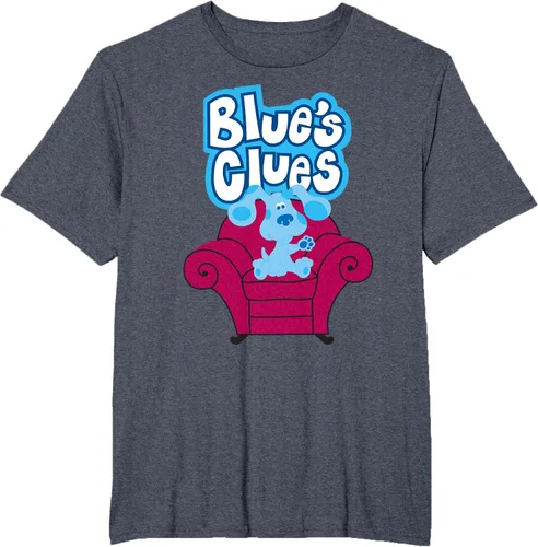 Vista 56 de Camiseta Blue's Clues On Red Sofa Negro