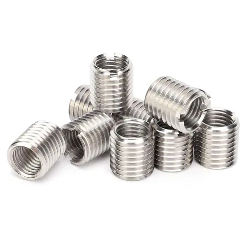 Vista 37 de 10 piezas de inserción de rosca autorroscante, tuerca reductora de acero inoxidable de 0.236 in hembra M3x0.0.197 in macho M5x0.0.315 in