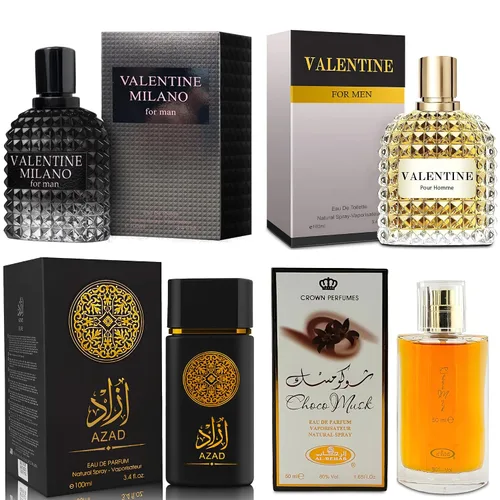 Vista 21 de A CENTER Set de Regalo de Colonia para Hombres Incluye Valentine Milano, Valentine, Blue for Men Ultra & Valuable Paris - 3.4 Fl Oz Cada Uno