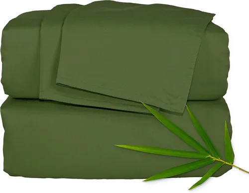 Vista 15 de Pure Bamboo Sábanas Twin, Juego de Sábanas de Cama de Viscosa 100% Orgánica Genuina Derivada de Bambú, Lujosamente Suaves y Refrescantes, Doble
