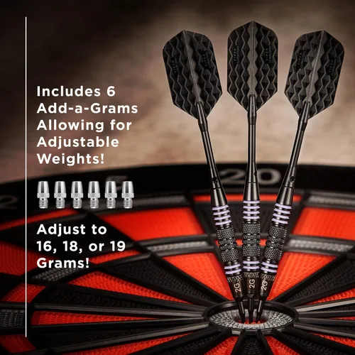 Vista 2 de Viper by GLD Products Bobcat Adjustable Weight Soft Tip Darts with Storage/Travel Case