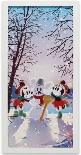 Vista 8 de Disney The Muppet Christmas Carol Miss Piggy Framed Wood Wall Decor - Festive Miss Piggy Wall Art for Holiday Decor