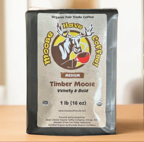 Vista 2 de MOOSE HAVE COFFEE! CAFÉ ORGÁNICO DE GRANJAS ENTERAS – CAFÉ DE MADERA MOOSE-TM1