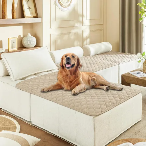 Vista 80 de gogobunny Manta para mascotas 3 veces más resistente, impermeable y a prueba de arañazos; protector de muebles reversible para perros y gatos, funda