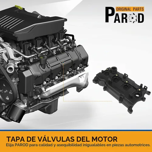 Vista 2 de PAROD 13264JA00A 13270-JA00A Engine Valve Cover w/Gasket L4 2.5L