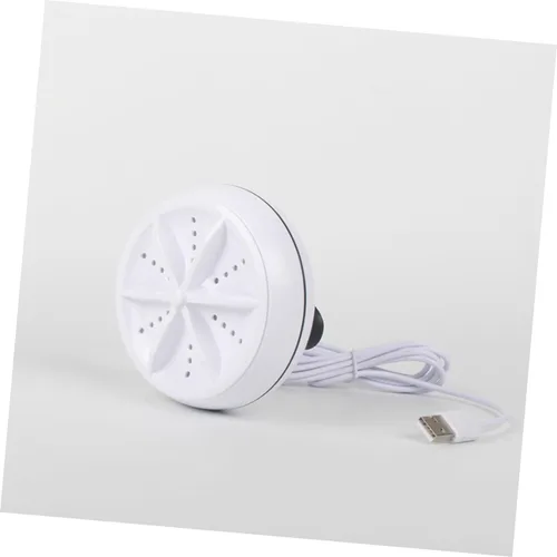 Vista 9 de 1 Unidades USB portátil mini lavadora de lavandería máquina de limpieza de turbina de alta frecuencia para ropa de viaje diseño ligero para fácil