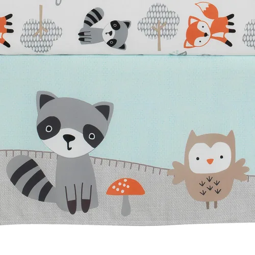 Vista 5 de Bedtime Originals Woodland Friends - Juego de cama para cuna, 3 piezas, multicolor