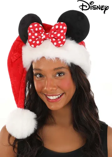 Vista 2 de Disney Minnie Santa - Gorro navideño