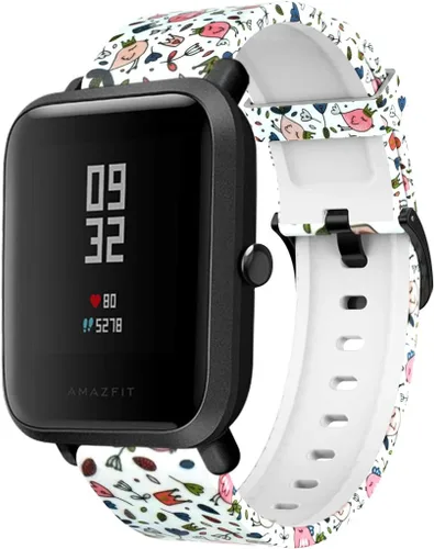 Vista 8 de Compatible con Amazfit Active 2 Square/Active 2 1/GTS 4 mini 4 3 2 2e 2 Mini/GTR 1.654 in/Bip 3 pro/Bip U pro/Bip S/Bip Lite correas de repuesto
