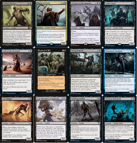 Vista 4 de Elite Zombie Commander Deck - El dios escarabajo - Dimir - Negro Azul - EDH - 100 cartas - Magic The Gathering Deck - Muy fuerte