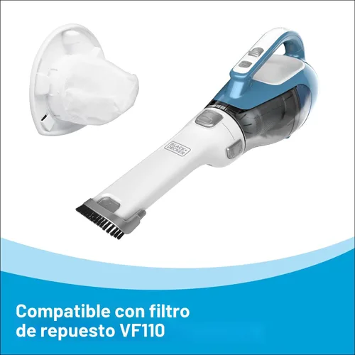 Vista 5 de Aspiradora de mano inalámbrica de litio Black + Decker CHV1410L de 16 V