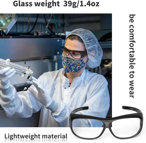 Vista 8 de JILERWEAR Gafas de seguridad láser de CO2 - Gafas reflectantes de 10600 nm