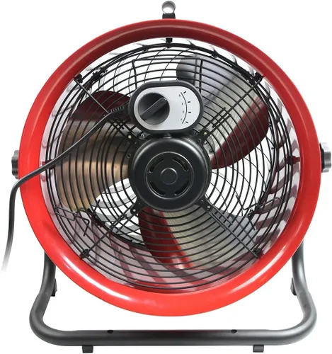 Vista 8 de MaxxAir HVFF16T RED UPS Ventilador de suelo, 16 pulgadas, alta velocidad, UPS