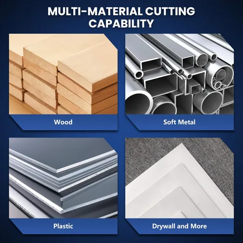 Vista 5 de Juego de 50 cuchillas multiherramienta: hojas de sierra oscilantes y cuchillas multiherramienta para madera y metal blando con interfaz