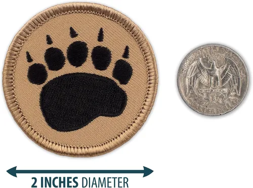Vista 2 de Bear Claw 2" Scout Patrol Patch (Hook & Loop Fastener)