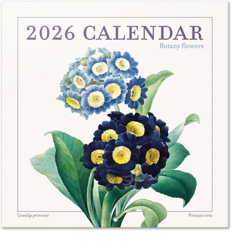 Vista 8 de Calendario de pared de arte 2026, 12 x 12 pulgadas, sin plástico y certificado FSC® – Comienza la semana el domingo Calendario de agenda familiar